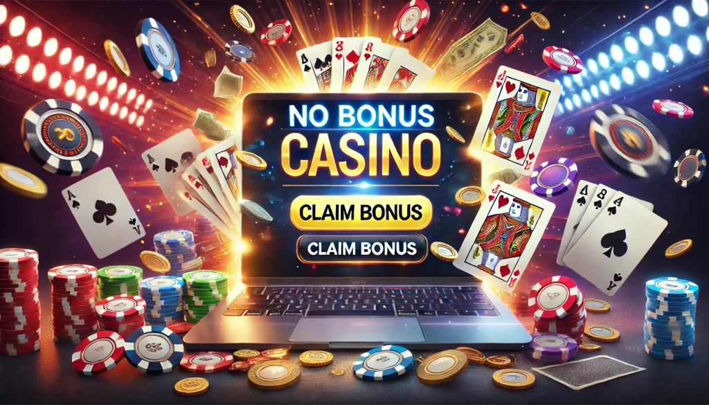 No Bonus Casino Banner Get Bonus.