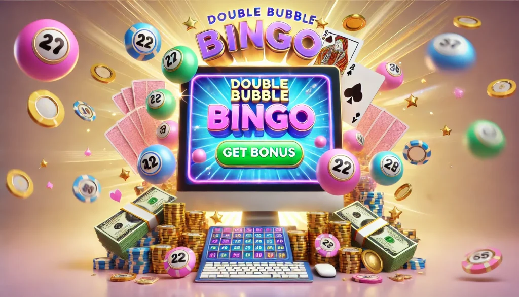 Double Bubble Bingo Banner Get Bonus.